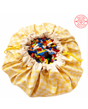 Play & Go Opbergzak | Vichy Yellow Play & Go Opbergzak | Vichy Yellow