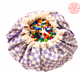 Play & Go Opbergzak | Vichy Purple Play & Go Opbergzak | Vichy Purple