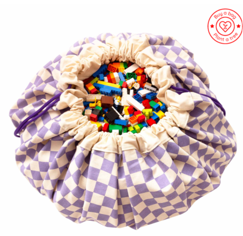 Play & Go Opbergzak | Vichy Purple Play & Go Opbergzak | Vichy Purple