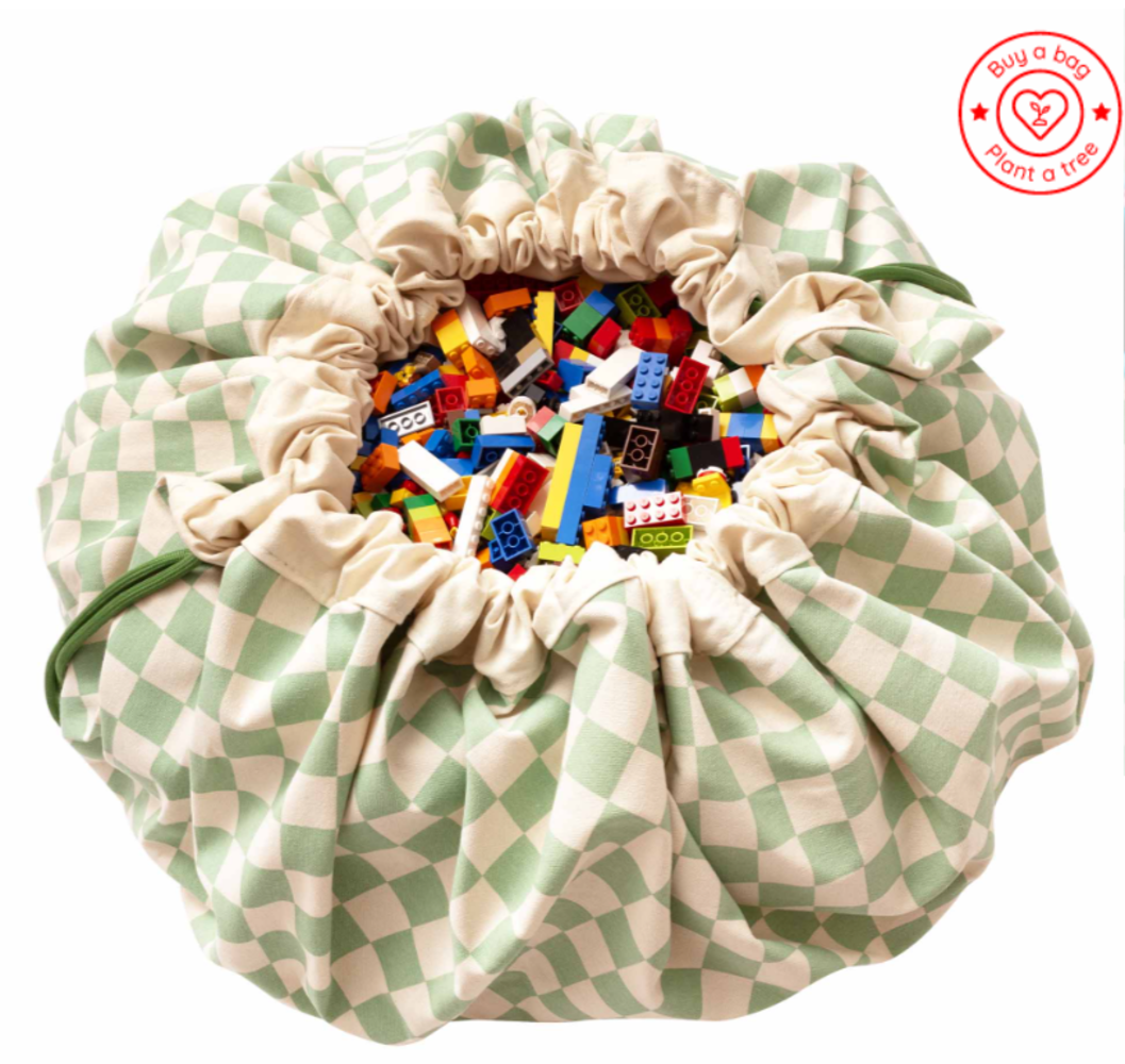 Play & Go Opbergzak | Vichy Green Play & Go Opbergzak | Vichy Green