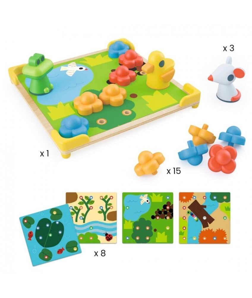 Djeco Mozaïek puzzel Ducky & Co