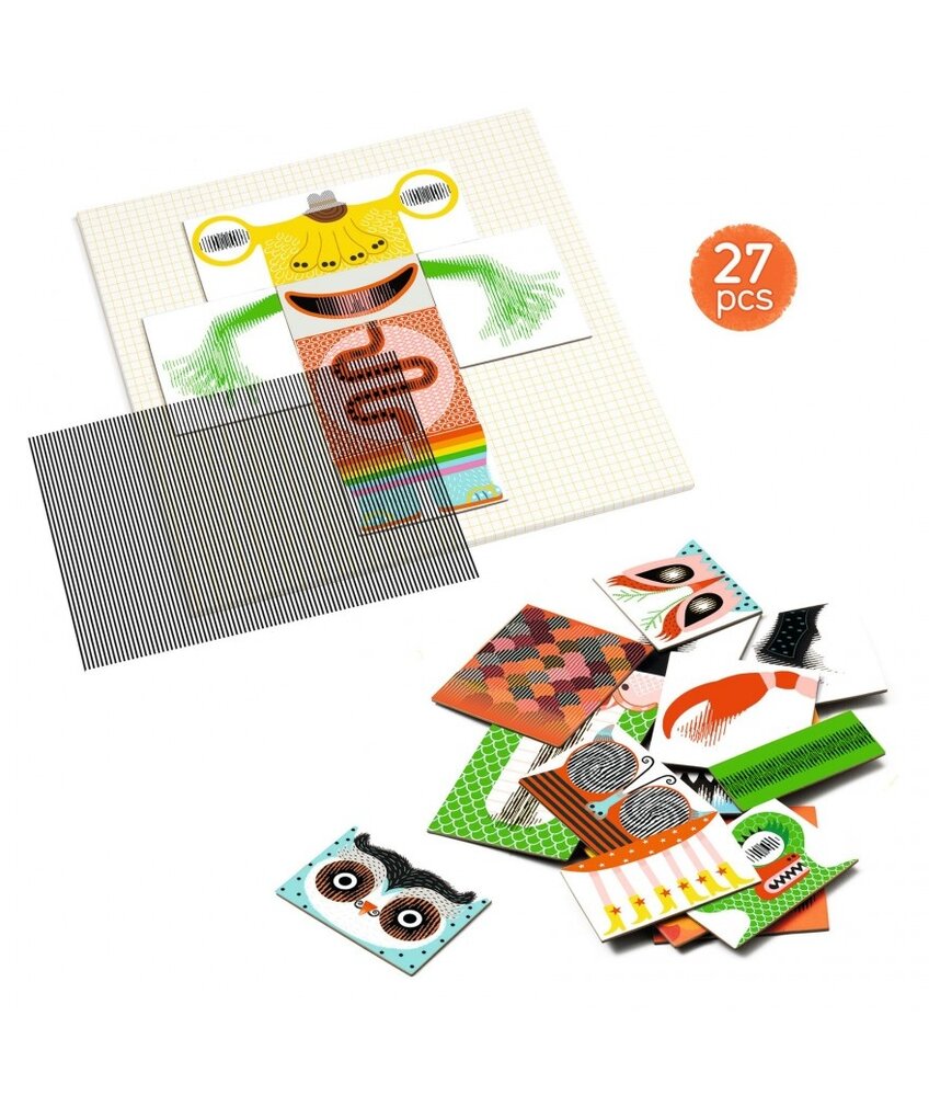 Djeco Kinoptik Rigolomonster Bouw en Animatie Set Djeco Kinoptik Rigolomonster Bouw en Animatie Set