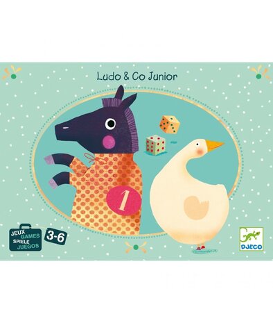 Djeco Bordspel Ludo & Co Junior Djeco Bordspel Ludo & Co Junior