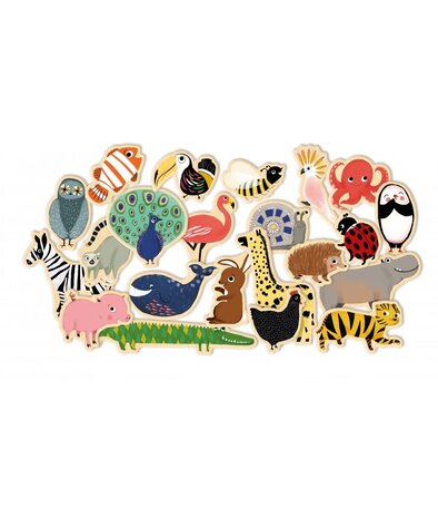 Djeco Houten Magnetische dieren Djeco Houten Magnetische dieren