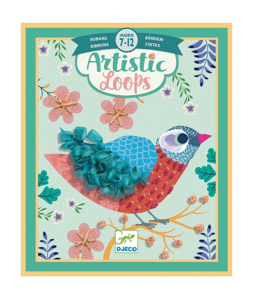 Djeco Knutselset Artistic loops  primavera Djeco Knutselset Artistic loops  primavera