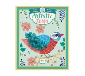 Djeco Knutselset Artistic loops  primavera Djeco Knutselset Artistic loops  primavera