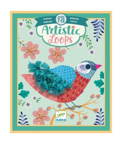 Djeco Knutselset Artistic loops  primavera Djeco Knutselset Artistic loops  primavera