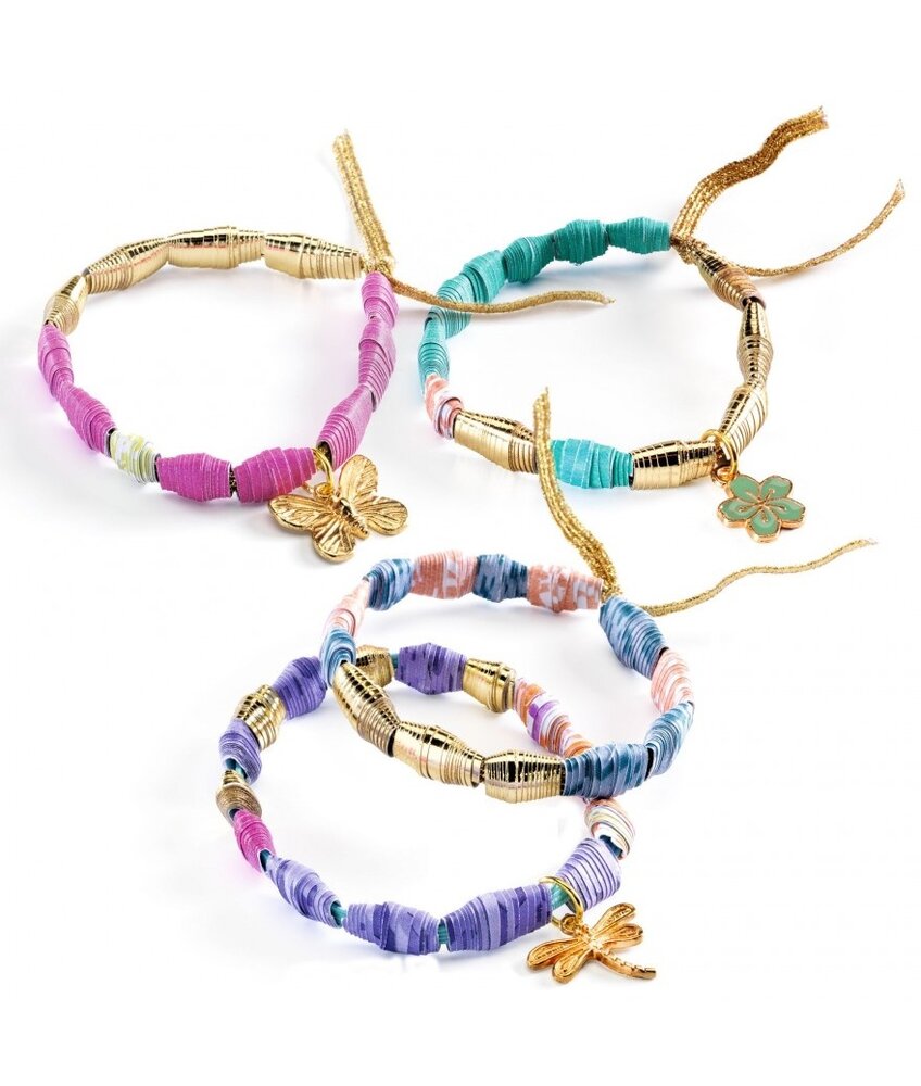 Djeco Armbandjes maken Chique en goudkleurig Djeco Armbandjes maken Chique en goudkleurig