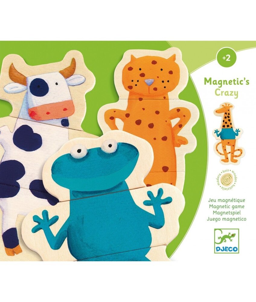 Djeco Magnetische puzzel Crazy Djeco Magnetische puzzel Crazy