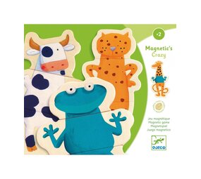Djeco Magnetische puzzel Crazy Djeco Magnetische puzzel Crazy