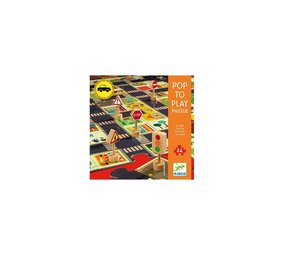 Djeco Vloerpuzzel de stad ( 24 stukjes) Djeco Vloerpuzzel de stad ( 24 stukjes)