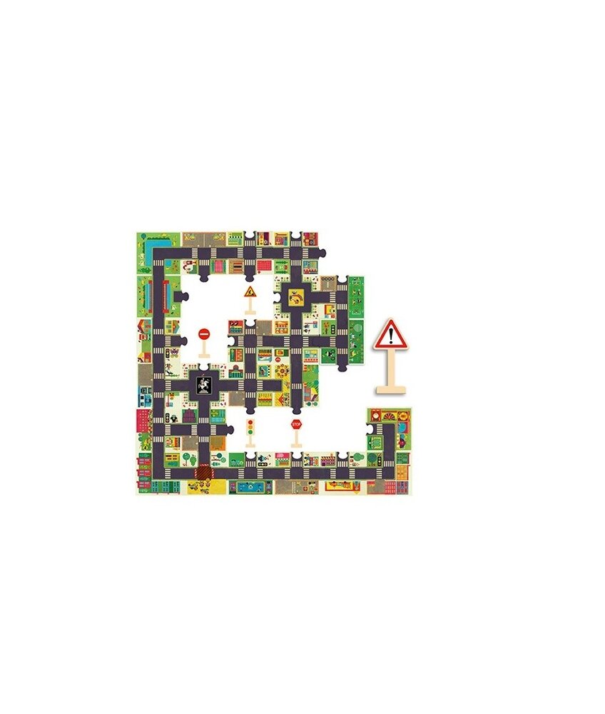 Djeco Vloerpuzzel de stad ( 24 stukjes) Djeco Vloerpuzzel de stad ( 24 stukjes)