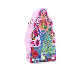Djeco Silhouet puzzel De prinses en haar pauw ( 36 stukjes) Djeco Silhouet puzzel De prinses en haar pauw ( 36 stukjes)
