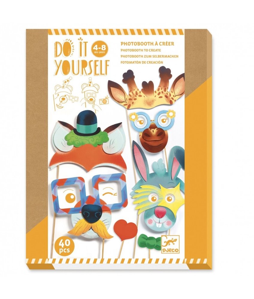 Djeco Knutselset Dieren selfies photobooth Djeco Knutselset Dieren selfies photobooth