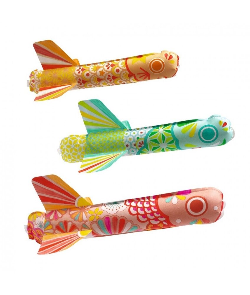 Djeco Knutselset  Vliegende Vissen Djeco Knutselset  Vliegende Vissen