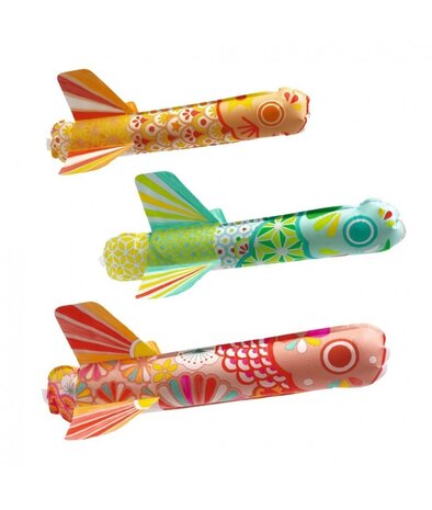 Djeco Knutselset  Vliegende Vissen Djeco Knutselset  Vliegende Vissen