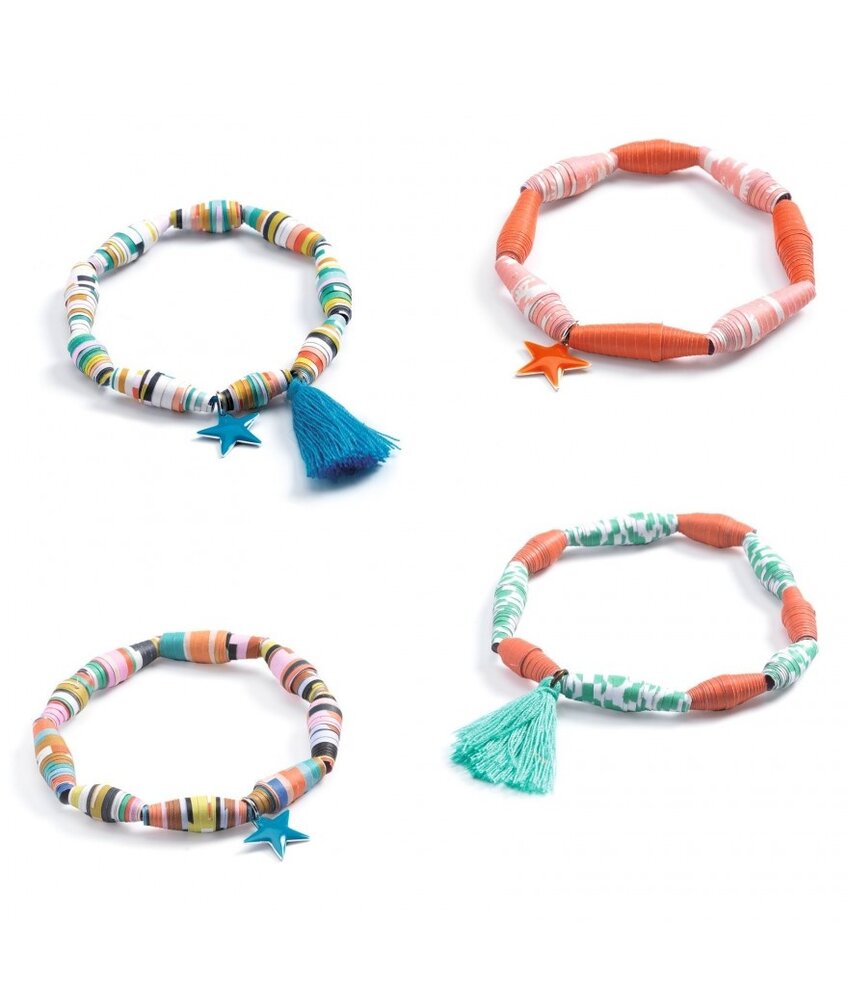 Djeco Knutselset Papieren armbandjes maken