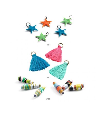 Djeco Knutselset Papieren armbandjes maken