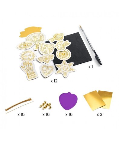 Djeco Knutselset Gelukshangers Djeco Knutselset Gelukshangers