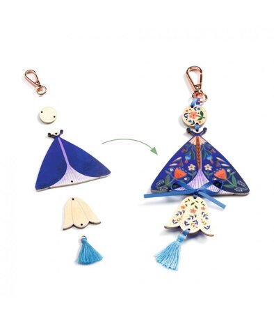 Djeco Knutselset Tas hangers vlinders