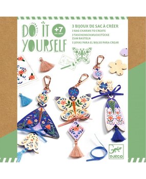 Djeco Knutselset Tas hangers vlinders Djeco Knutselset Tas hangers vlinders