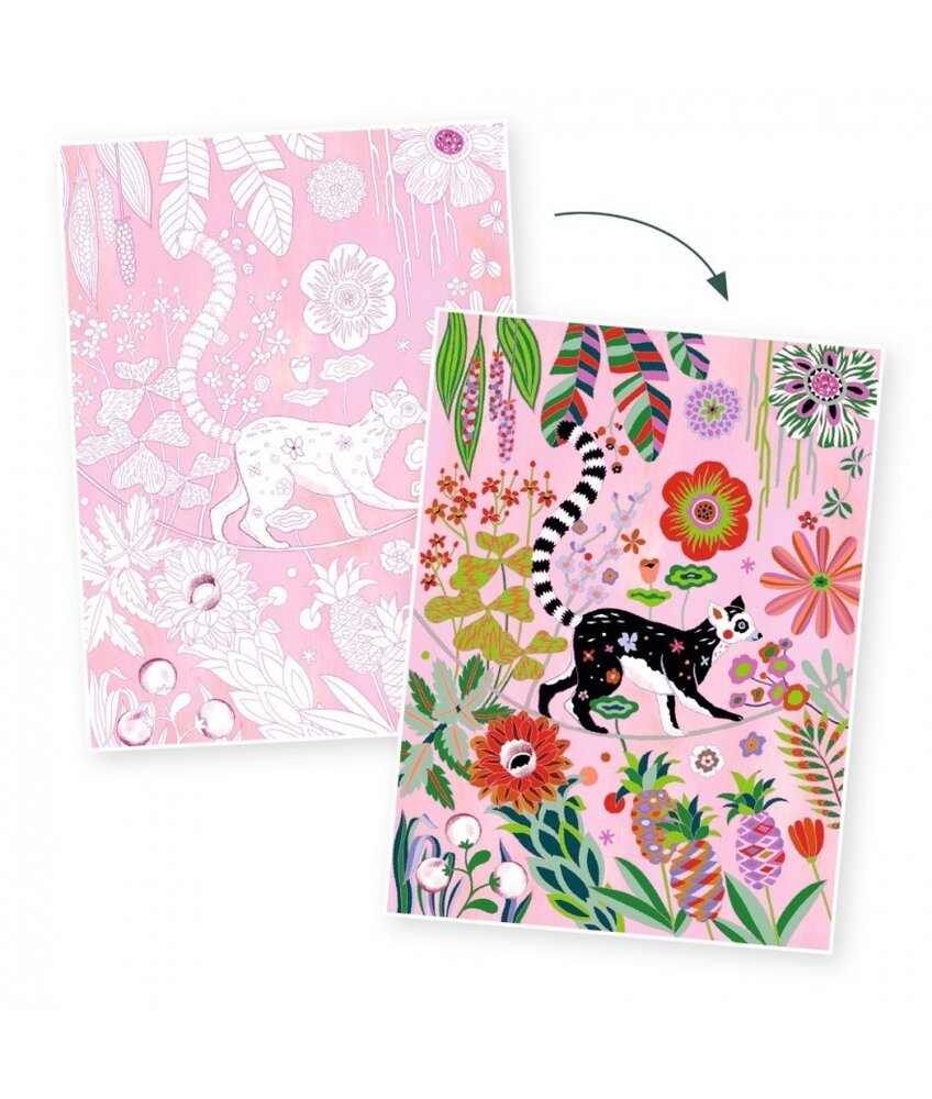 Djeco Colouring Wilde dieren Djeco Colouring Wilde dieren