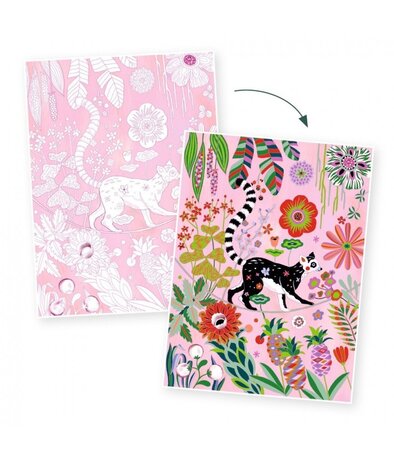 Djeco Colouring Wilde dieren Djeco Colouring Wilde dieren