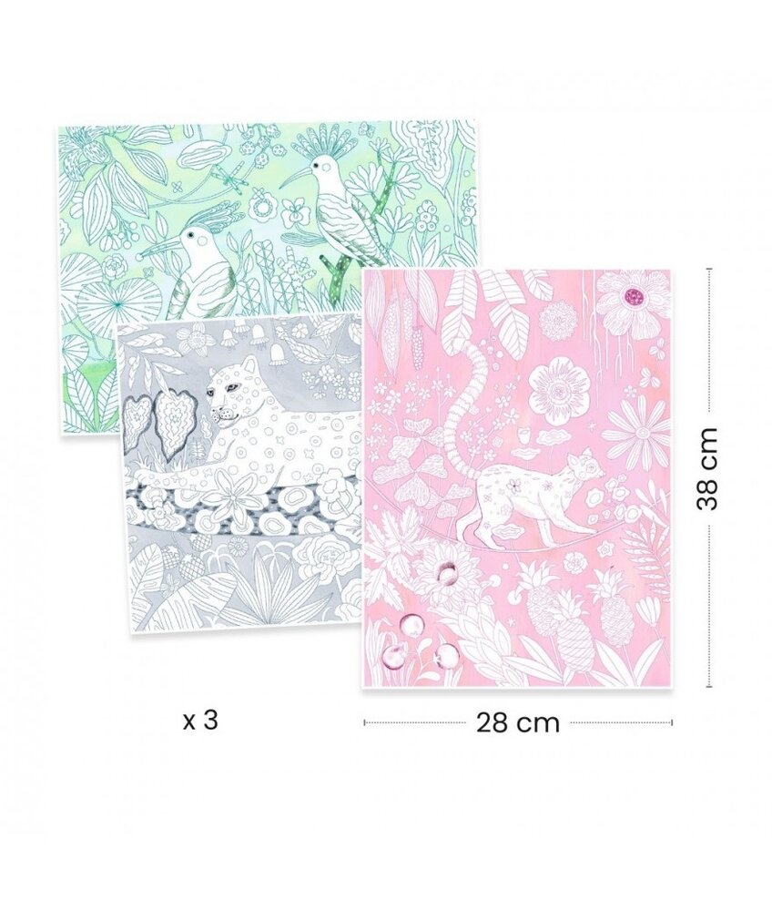 Djeco Colouring Wilde dieren Djeco Colouring Wilde dieren