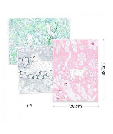 Djeco Colouring Wilde dieren Djeco Colouring Wilde dieren