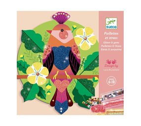Djeco Glitter Schilderij  Paradisio Djeco Glitter Schilderij  Paradisio