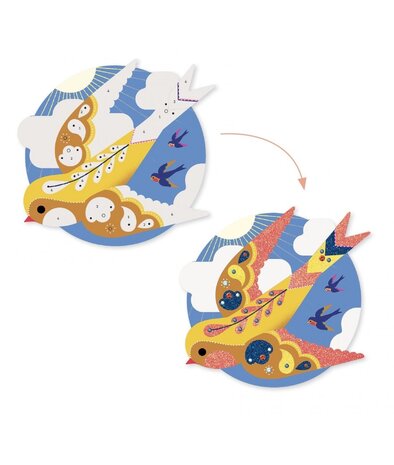 Djeco Glitter Schilderij Paradisio Djeco Glitter Schilderij Paradisio