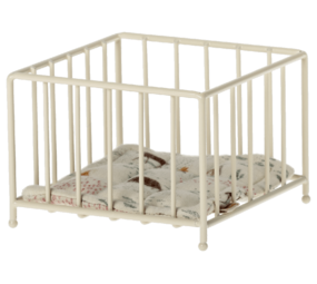 Maileg Miniatuur Box Playpen Off White Maileg Miniatuur Box Playpen Off White