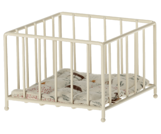 Maileg Miniatuur Box Playpen Off White Maileg Miniatuur Box Playpen Off White
