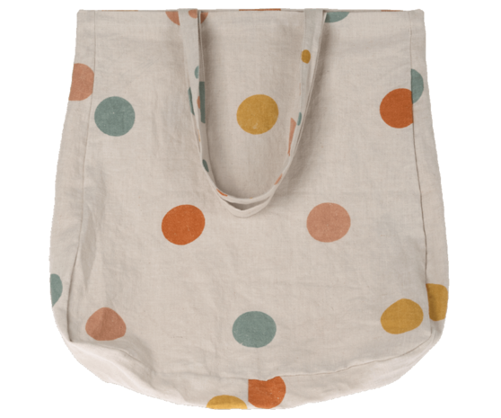 Maileg Tote Bag Multi Dots Large Maileg Tote Bag Multi Dots Large