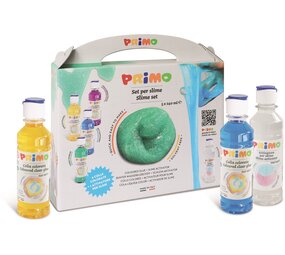 Primo Set Slijm maken met 4 kleuren + activator Primo Set Slijm maken met 4 kleuren + activator