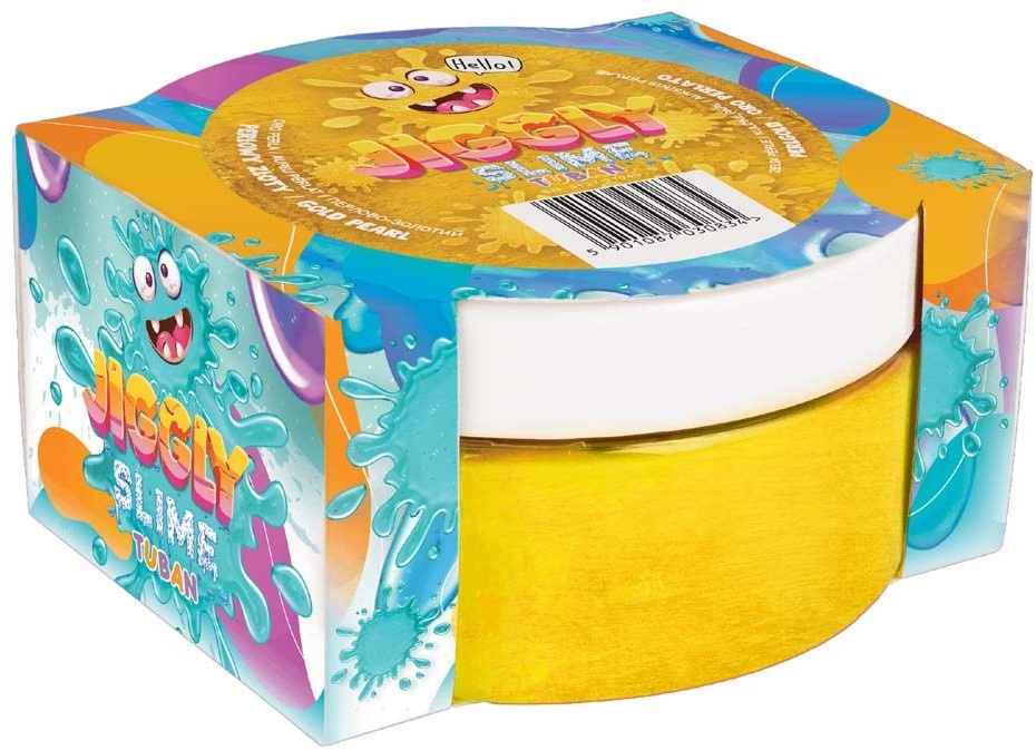 Jiggly Slime Pearl Gold 200 gram afbeelding