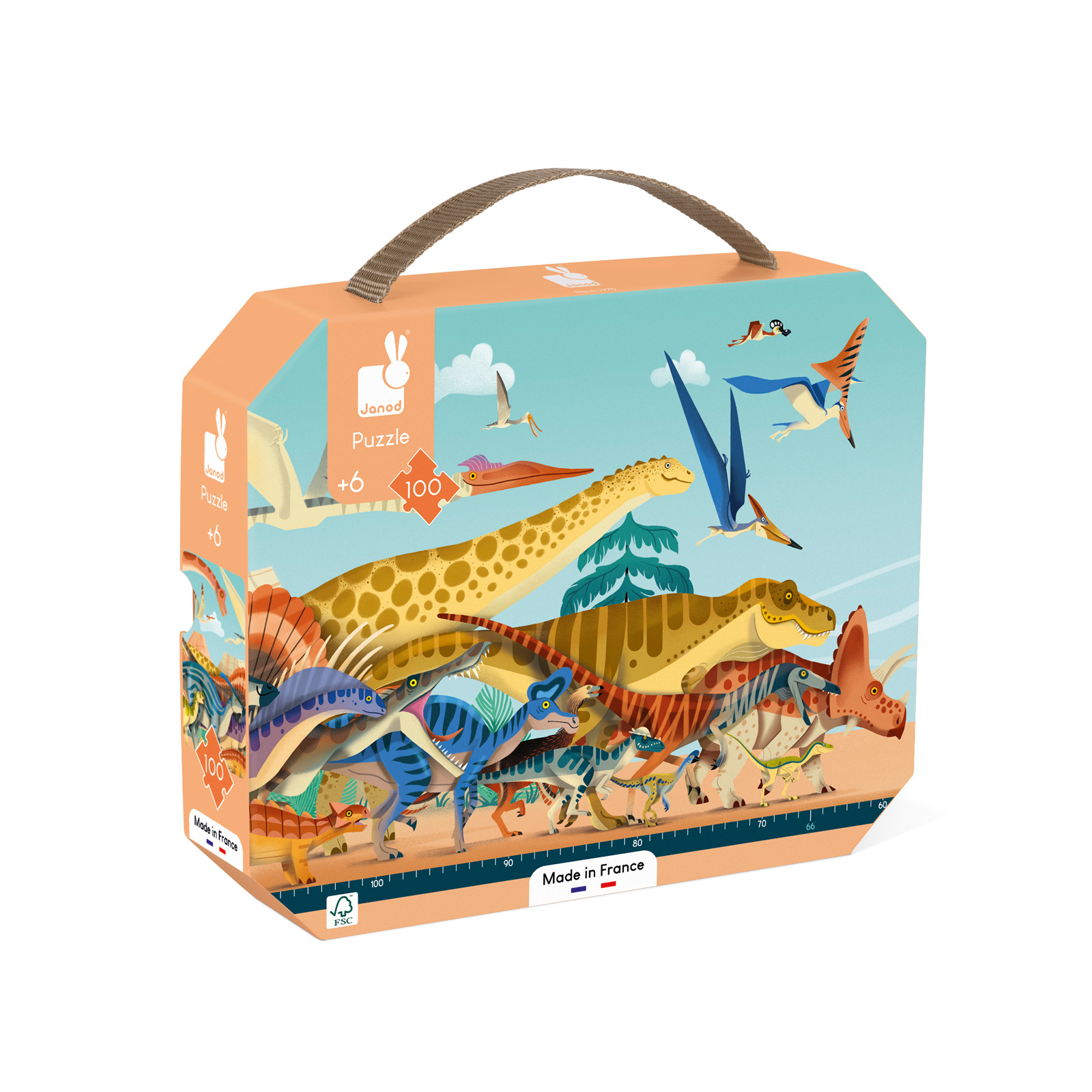 Panorama puzzel Dino afbeelding