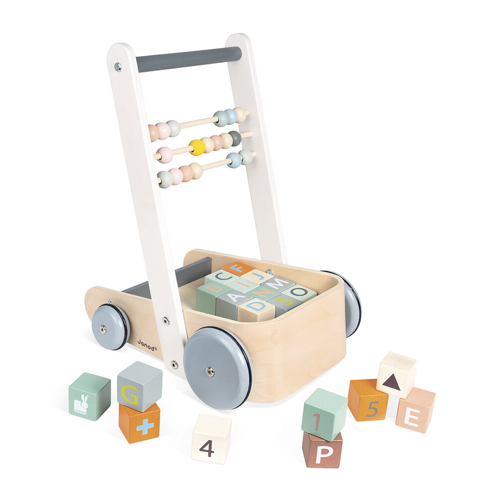 Janod Loopwagen ABC Janod Loopwagen ABC