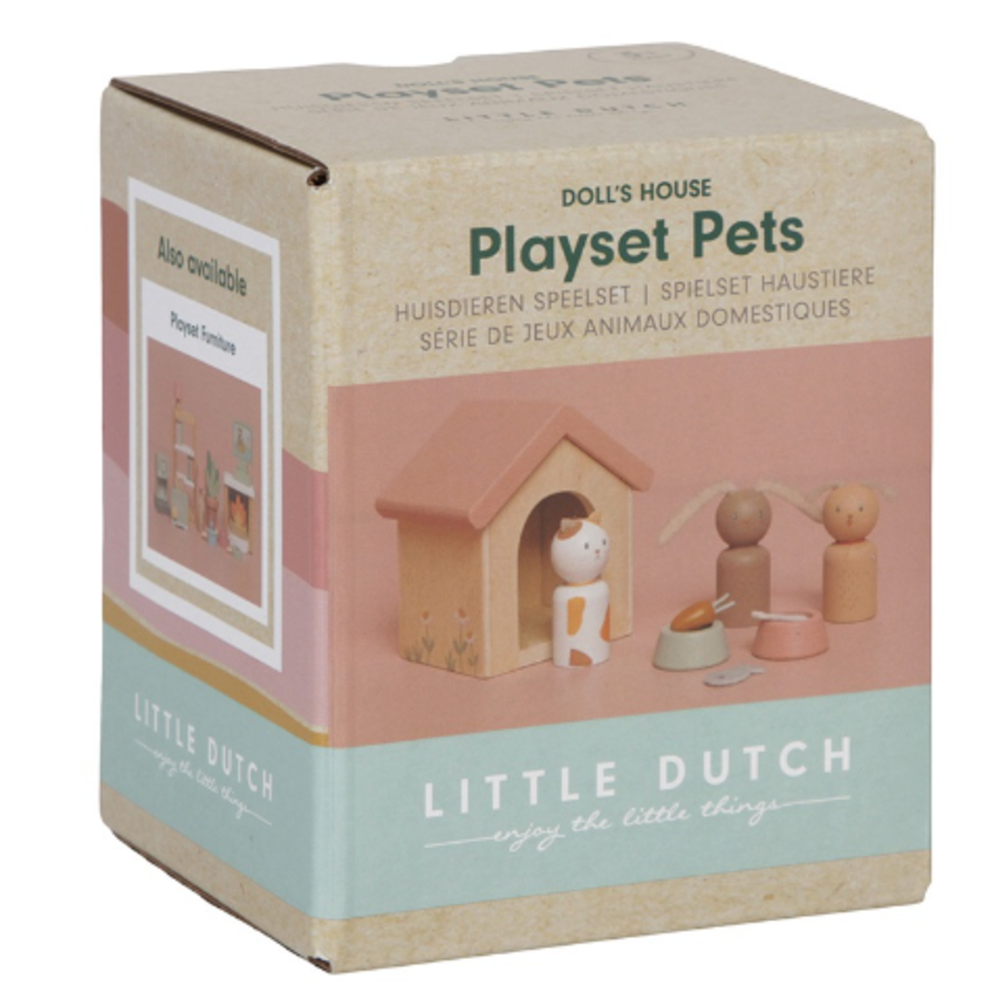 Little Dutch Poppenhuis Speelset Huisdieren Little Dutch Poppenhuis Speelset Huisdieren