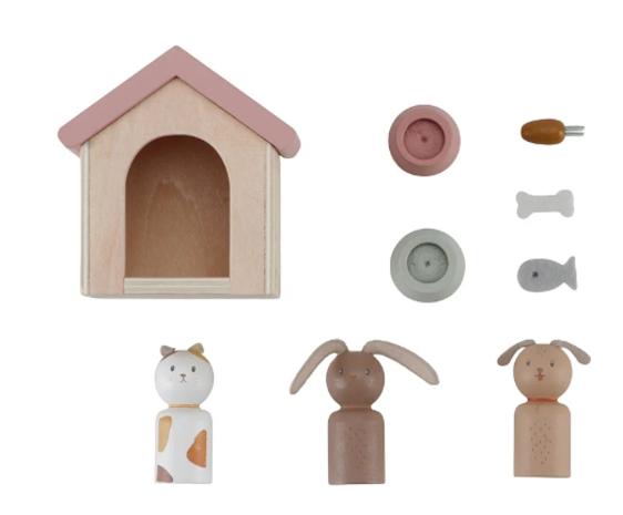 Little Dutch Poppenhuis Speelset Huisdieren Little Dutch Poppenhuis Speelset Huisdieren