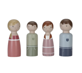 Little Dutch Poppenhuis Speelset Familie Rosa Little Dutch Poppenhuis Speelset Familie Rosa