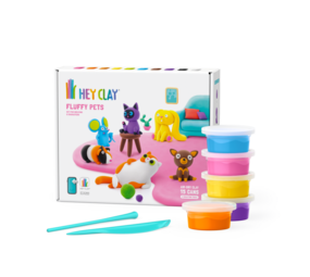 Hey Clay Interactieve Boetseerklei Fluffy Pets (15 kleuren) Hey Clay Interactieve Boetseerklei Fluffy Pets (15 kleuren)