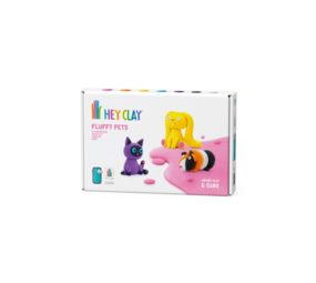 Hey Clay Interactieve Boetseerklei Fluffy Pets (6 kleuren) Hey Clay Interactieve Boetseerklei Fluffy Pets (6 kleuren)