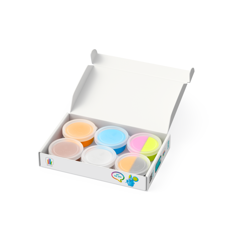 Hey Clay Interactieve Boetseerklei Fluffy Pets (6 kleuren) Hey Clay Interactieve Boetseerklei Fluffy Pets (6 kleuren)
