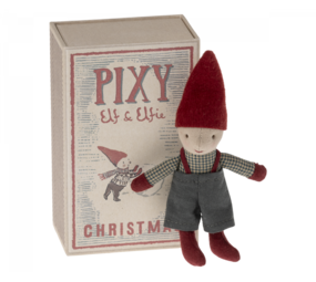 Maileg Pixy Elf in Luciferdoosje Maileg Pixy Elf in Luciferdoosje