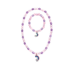 Great Pretenders Sieradenset purple rainbow