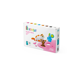 Hey Clay Interactieve Boetseerklei Fluffy Pets (6 kleuren) Hey Clay Interactieve Boetseerklei Fluffy Pets (6 kleuren)