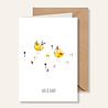 Juulz Illustrations Geboortekaart Kuikens Hallo Baby Juulz Illustrations Geboortekaart Kuikens Hallo Baby
