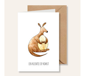 Juulz Illustrations Geboortekaart Een kleintje op komst Juulz Illustrations Geboortekaart Een kleintje op komst