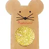Ratatam Glitter Mouse Stuiterbal Gold Ratatam Glitter Mouse Stuiterbal Gold